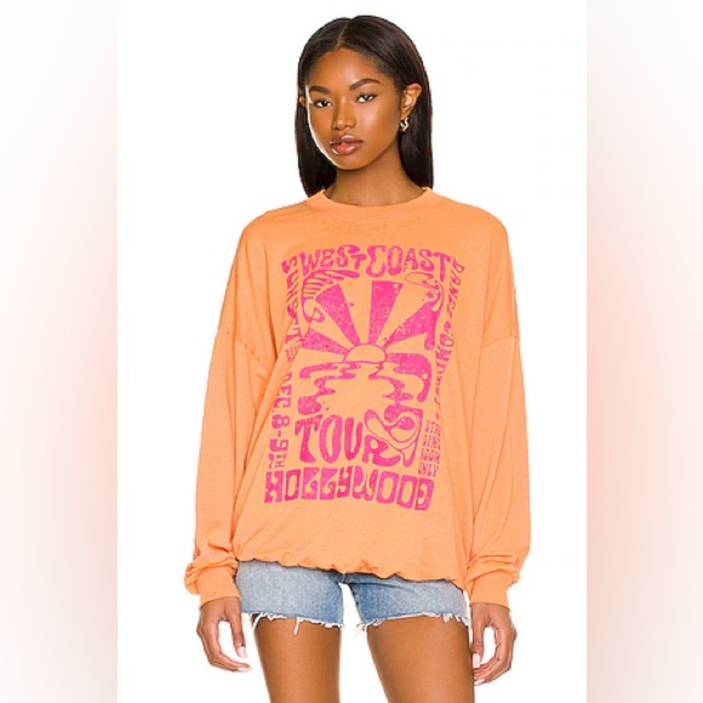 SHOW ME YOUR MUMU James Sweatshirt in Sunray Graphic
